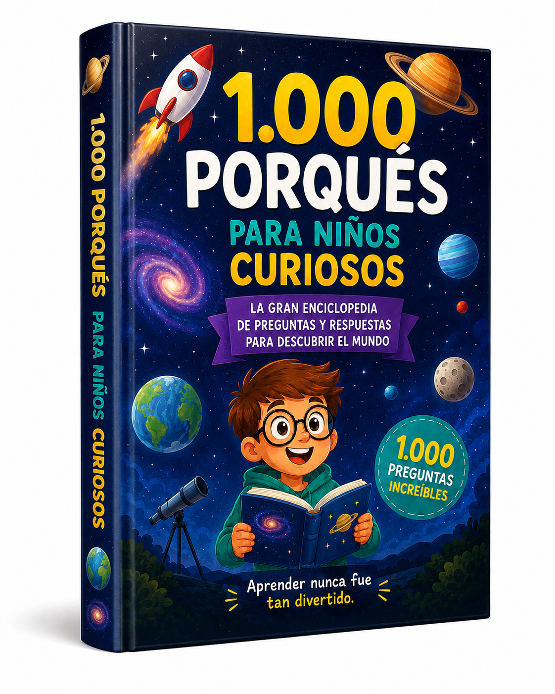 Portada del libro 1.000 Porqués para Niños Curiosos en español